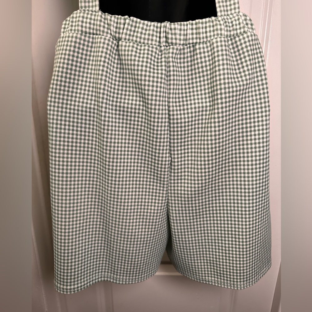 Gingham Backless Romper - image 4